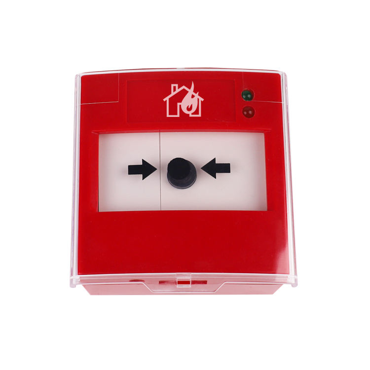 Home Security System Manual Call Point Strobe Alarm 100-200m Detection Range CE Certified ABS Plastic Cover for - Image 3