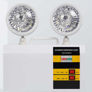 Emergency Light Double Head High Brightness Led Exit Light with Li-ion 18650 Battery Led Double Head Emergency Light