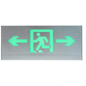 Indoor Tunnel Wall Mounted Rechargeable 3W Led Exit Sign Emergency Lights