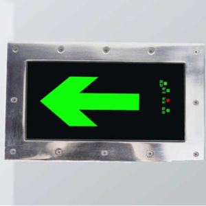 Energy Saving Recessed Mounted Ip65 Aluminum Body Charging Led Exit Indicator Emergency Light