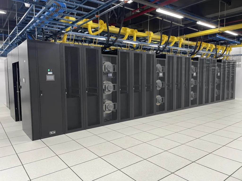 Efficient Data Center Server Rack Layout & Infrastructure